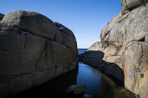 Rocky coast in Verdens Ende