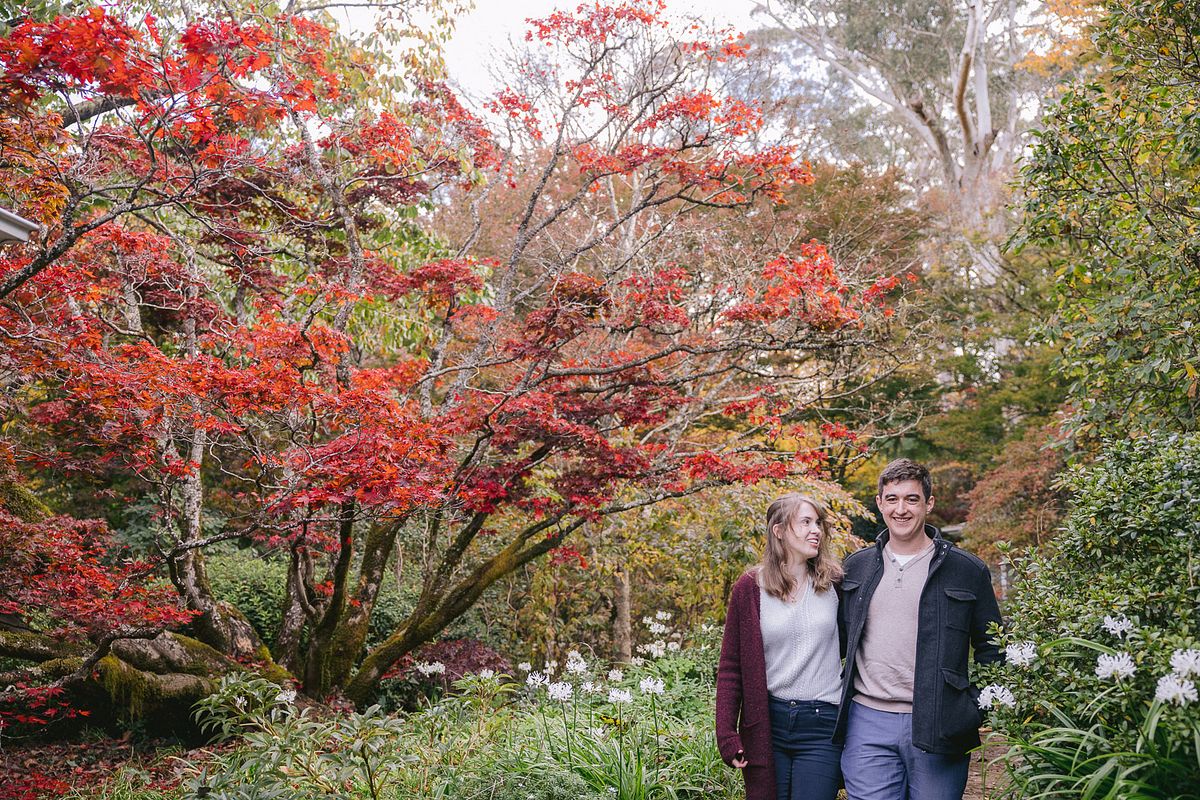 Pre-Wedding Portraits at Nooroo Garden