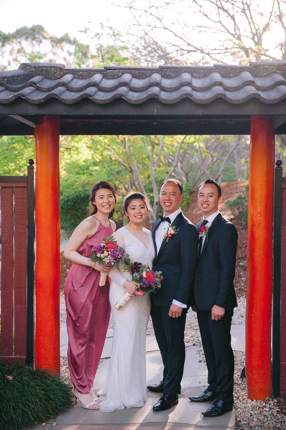 Wedding Photo at Japanese Garden