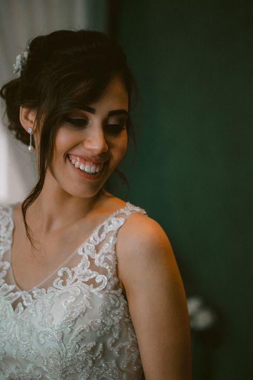 Bride Getting Ready