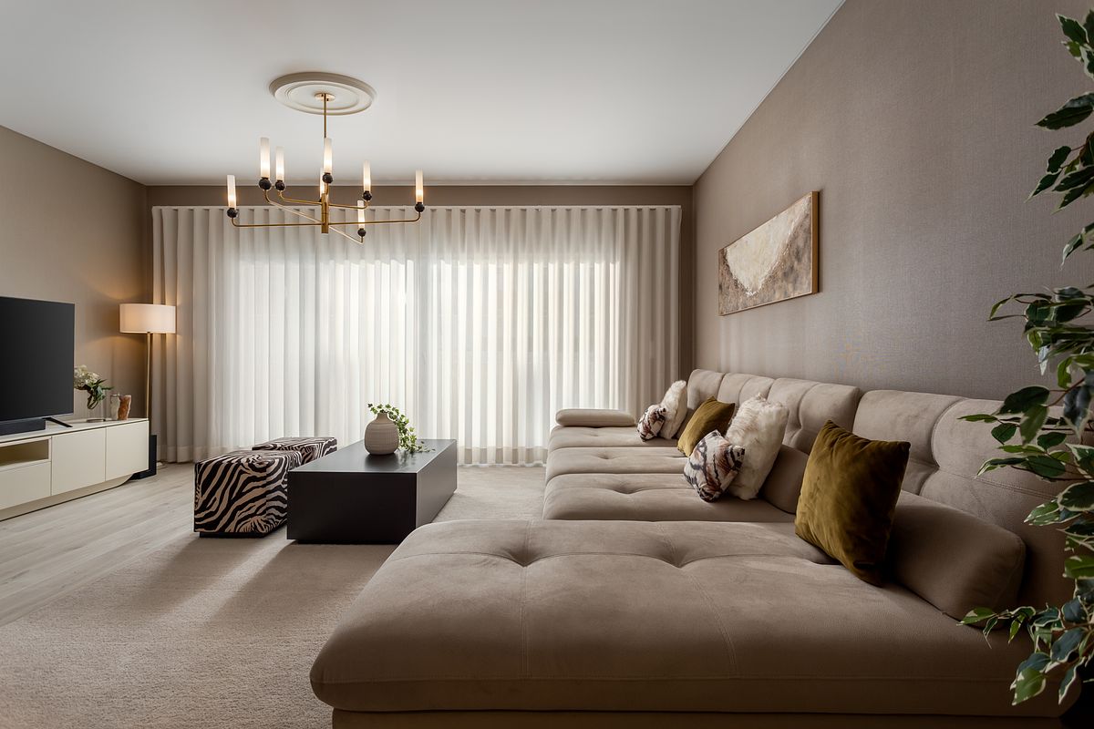 Fotografia de no Apartamento Montijo, destacando a decora&ccedil;&atilde;o com Estilo Africano.