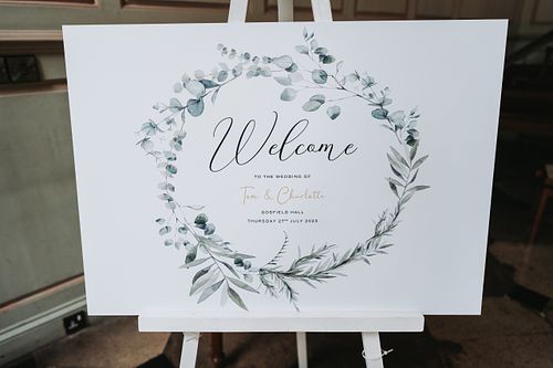 Wedding welcome