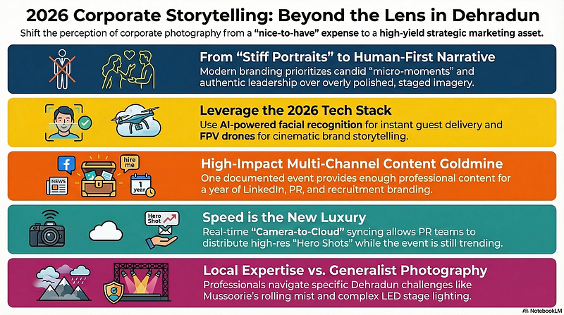 The Ultimate Guide to Corporate Event Photography in Dehradun (2026): Elevate Your Brand Image