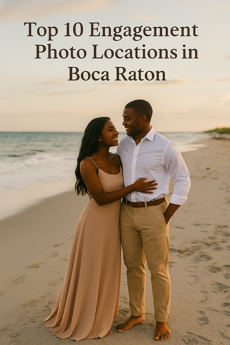 Top 10 (ok 13!) Engagement Photo Locations in Boca Raton