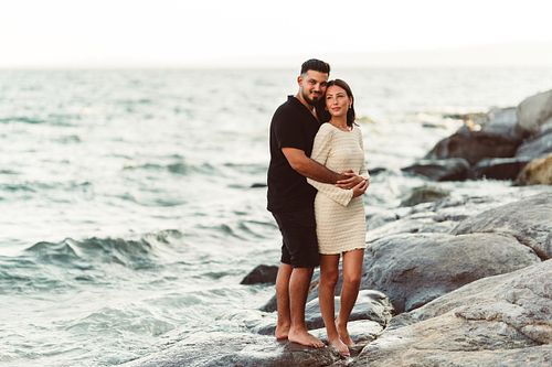 Coppia in spiaggia Sardegna