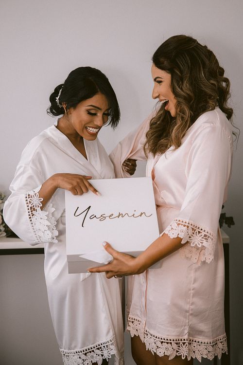 Bride Getting Ready