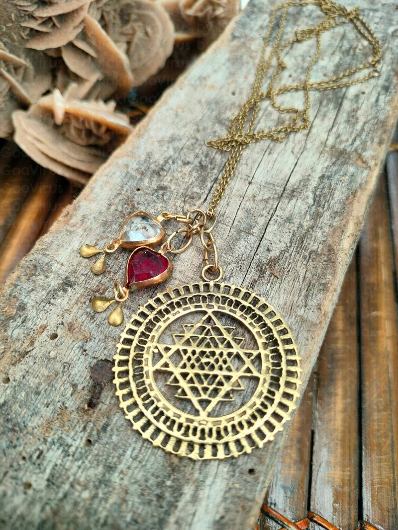 Shree yantra necklace