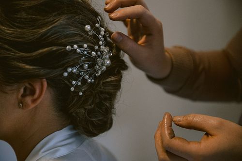 Bride Getting Ready