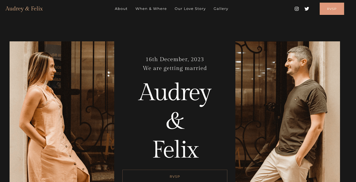 Plantilla de letra prediseñada por Pixpa